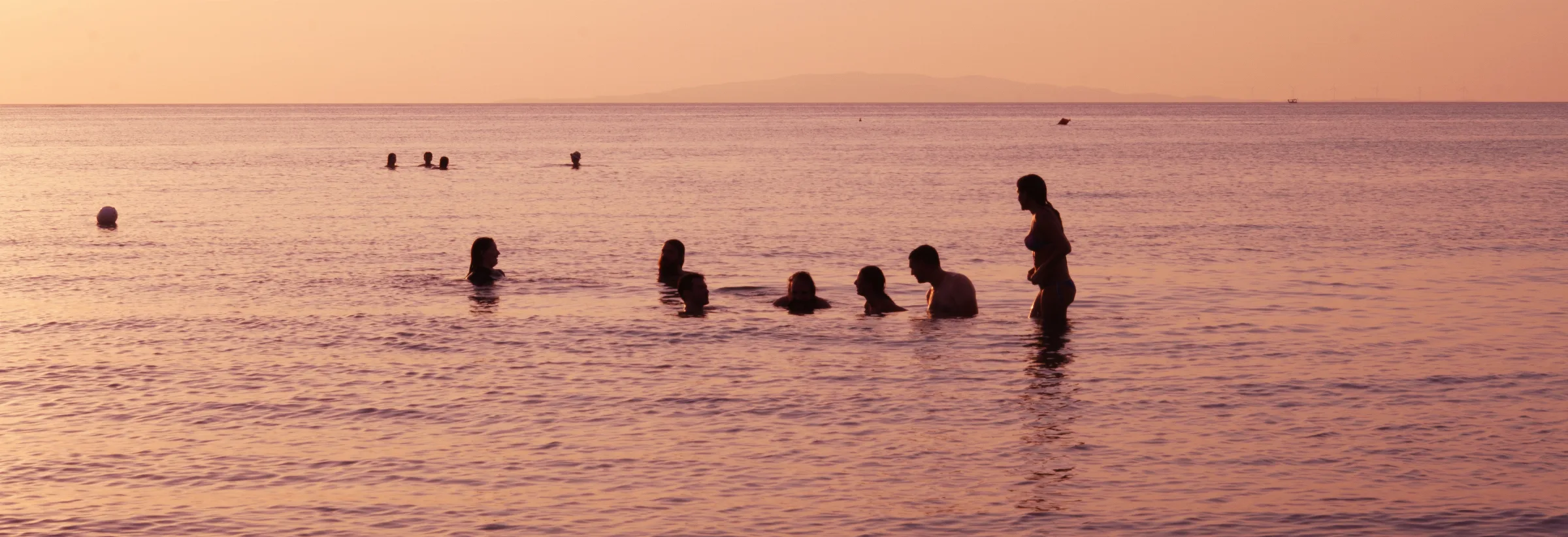 Amici al tramonto
